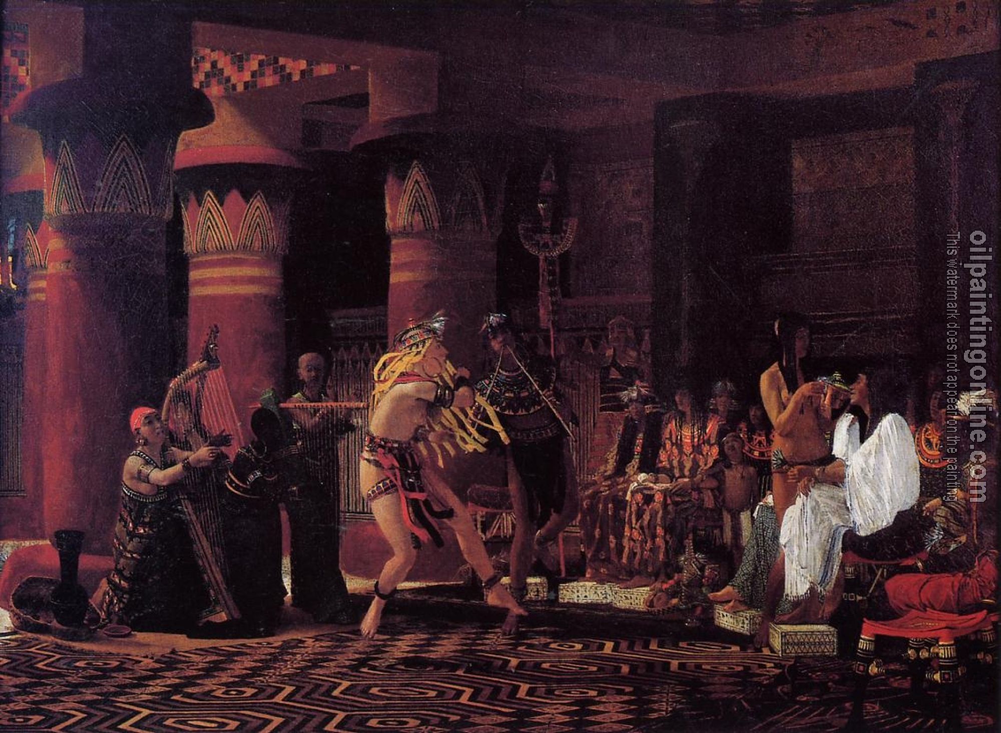 Alma-Tadema, Sir Lawrence - Pastimes in Ancient Egypt